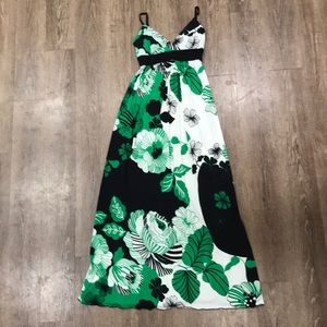 Spaghetti strap long dress